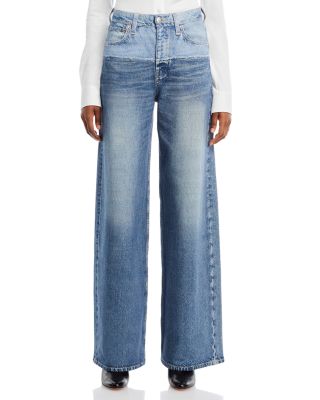 Miramar Sofie High Rise Wide Leg Stretch Sweatpant Jeans in Antonia