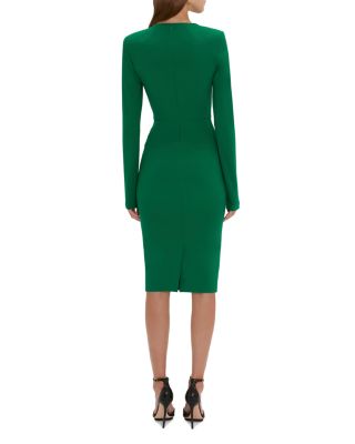 fitted wool dress Patou