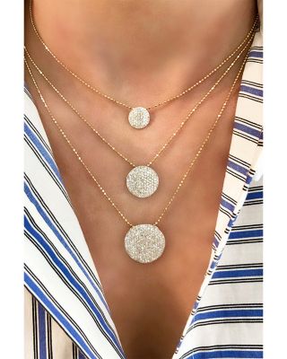 Rhodium & 14K Yellow Gold Diamond Mini Infinity Necklace, 16-18"