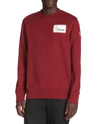 Moncler - Cotton Printed Regular Fit Crewneck Sweatshirt