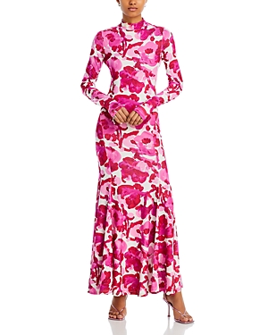 Shop Essentiel Antwerp Floral Print Antwerp Dress In Combo1 Pink Blush