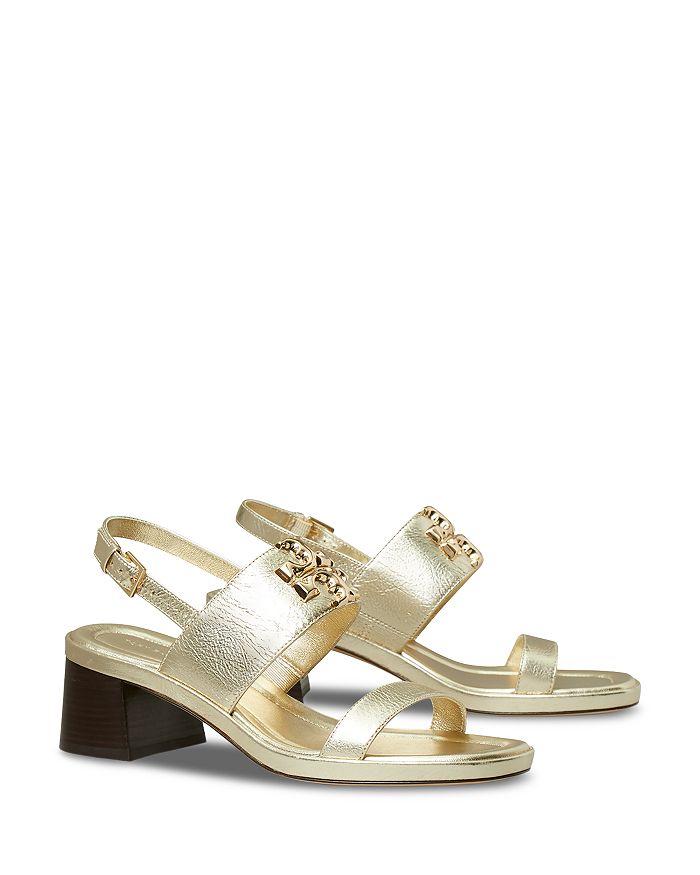Tory Burch Women s Eleanor Strappy Slingback Mid Heel Sandals