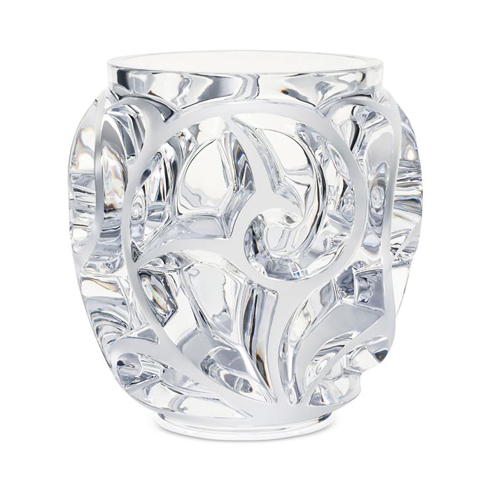 Lalique Tourbillons Small Clear Vase Bloomingdale's