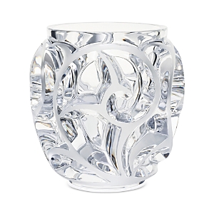 Lalique Tourbillons Small Clear Vase