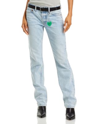 RE/DONE - & Pamela Anderson The Anderson Mid Rise Jeans in Maliblue