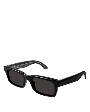 Balenciaga Weekend Rectangular Sunglasses, 55mm