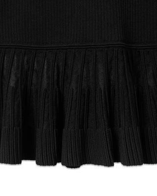 Teagan Knitted Sheer Hem Dress