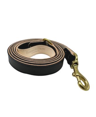 Medium 6' Plain Leather Dog Leash