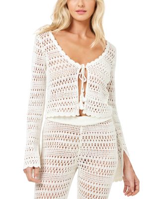 L*Space - Golden Hour Crochet Cover Up Top