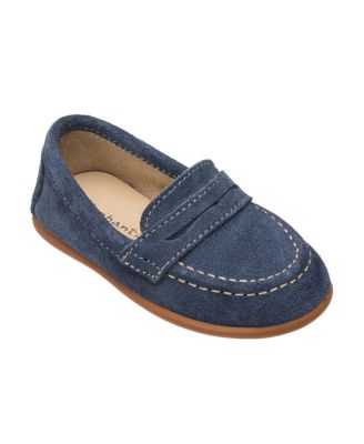  Unisex Suede Penny Loafer