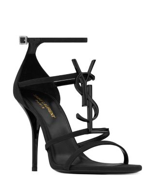 SAINT LAURENT - Women's Cassandra Sandals In Crepe De Chine