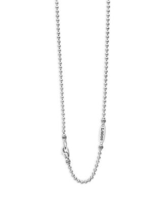 Men's Sterling Silver Anthem Ball Chain Necklace, 20" - Exclusive