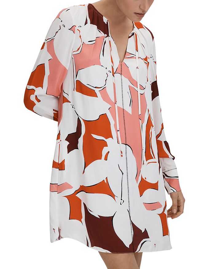 REISS Tanya Printed Shift Dress | Bloomingdale's