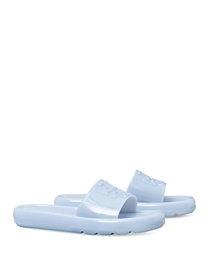 Shop Tory Burch Women's Bubble Jelly Slide Sandals In Dew Blue