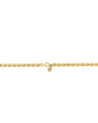 Diamond Chevron Lariat Necklace in 14K Yellow Gold, 0.85 tcw