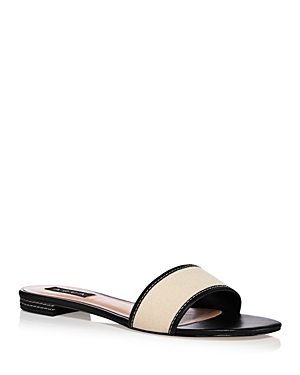 Shop Aqua Women's Slip On Slide Sandals - 100% Exclusive In Black