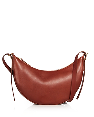 Madewell Mini The Essential Convertible Top Handle Crossbody Bag In Warm Cinnamon