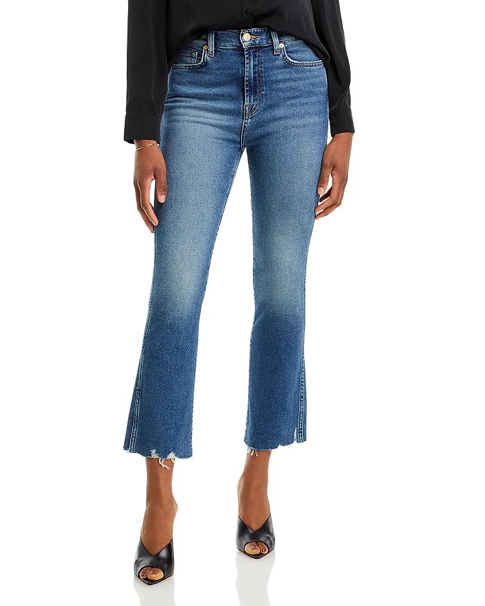 7 For All Mankind - High Waist Slim Kick Be My Baby Jeans