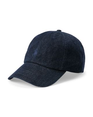 Denim polo hat best sale