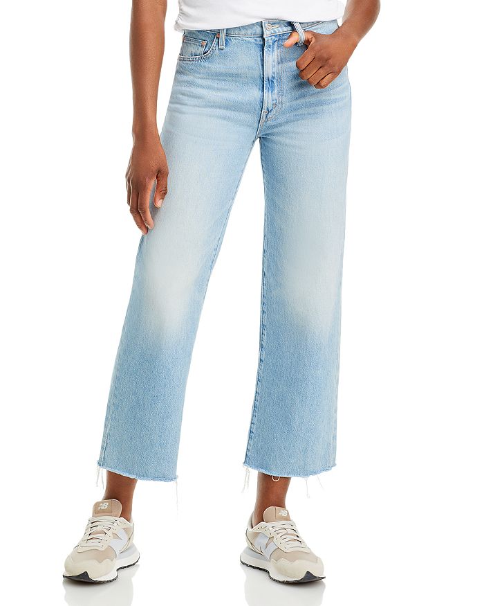 Mother The Rambler High Rise Ankle Straight Jeans In I'm With The Band