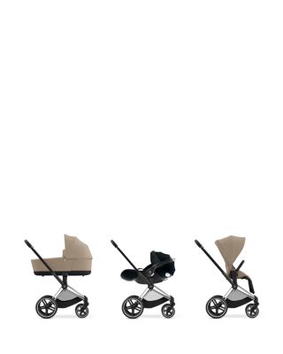PRIAM 4 Stroller – Chrome Frame and Black Handle