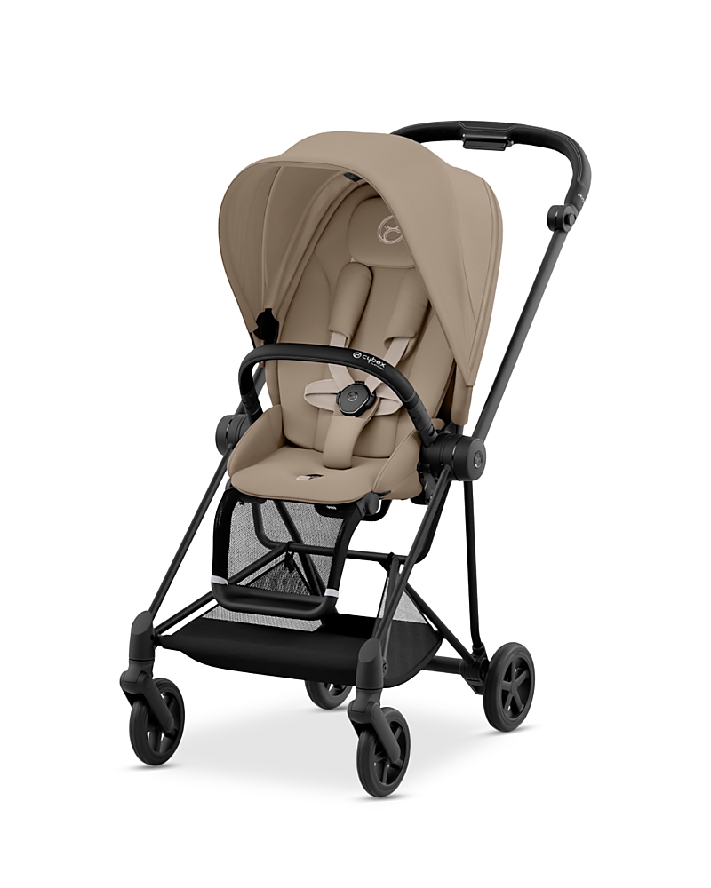 Cybex Mios 3 Compact Lightweight Stroller In Matte Black In Matte Black/cozy Beige