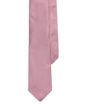 Shop Polo Ralph Lauren Pin Dot Silk Tie In Pink/white