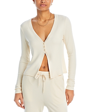 Shop Beyond Yoga Well Traveled Cardigan Sweater In Ivory