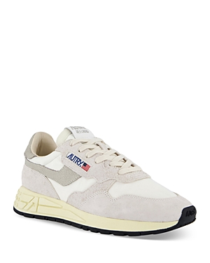 Shop Autry Women's Reelwind Low Top Sneakers In White/natural