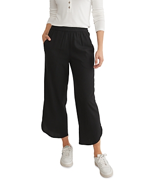 Marine Layer Allison Cropped Pants In Black