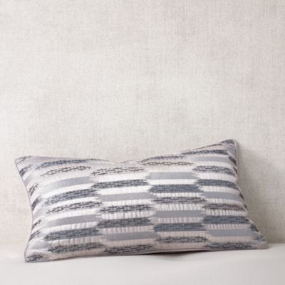 Hudson Park Collection Woven Shibori Decorative Pillow, 12 x 22 - Exclusive