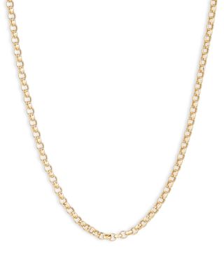 Adina Reyter - 14K Yellow Gold Small Rolo Link Chain Necklace, 18"