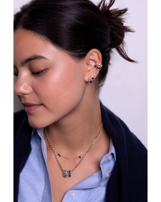 14K Yellow Gold Small Rolo Link Chain Necklace, 18"