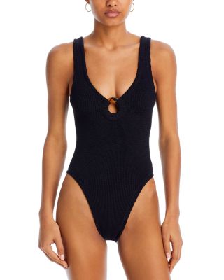 Hunza G - Celine Crinkle One Piece Swimsuit