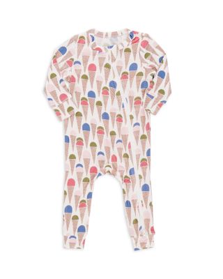 Pink Chicken - Girls' Ice Cream Print Romper - Baby