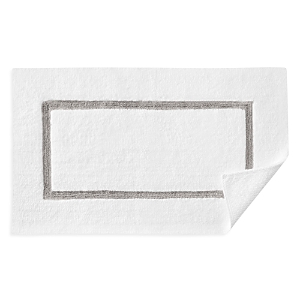 Sferra Lindo Bath Rug, 31 X 20 In White/gray