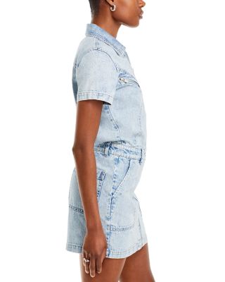 Brix Aviator Cotton Mini Dress