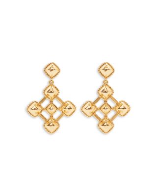 Capucine De Wulf Blandine Geometric Earrings in 18K Gold Plated