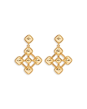 Capucine De Wulf Blandine Geometric Earrings in 18K Gold Plated