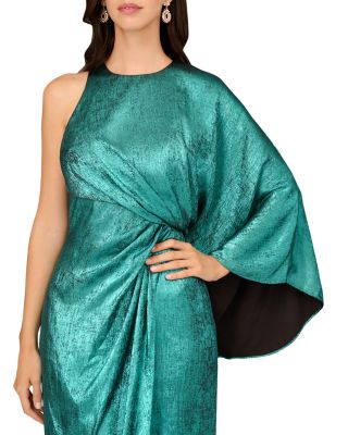 white christmas dresses Aidan Mattox Chiffon High Neck Sleeveless Gown main image 0