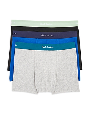 Shop Paul Smith Contrast Logo Waistband Trunks, Pack Of 3 In Multi