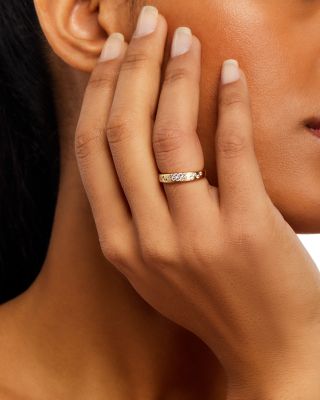 Diamond Scatter Ring in 14K Yellow Gold, 0.30 tcw