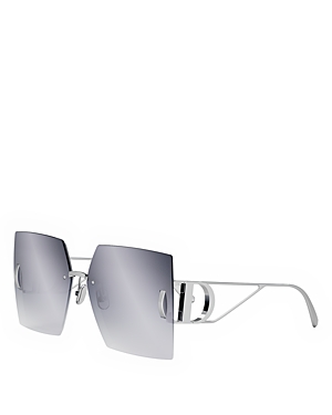 Dior 30montaigne S7u Sunglasses In Silver/gray Mirrored Gradient