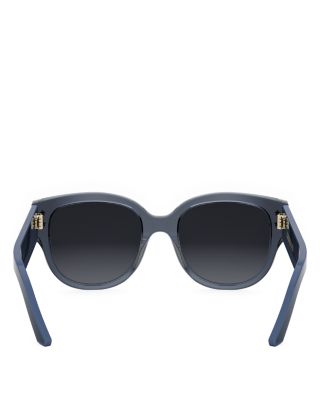 DiorPacific B2I Polarized Butterfly Sunglasses, 54mm