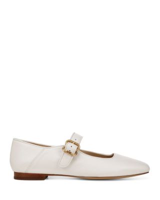 Women's Michaela Square Toe Buckled Mary Jane Flats