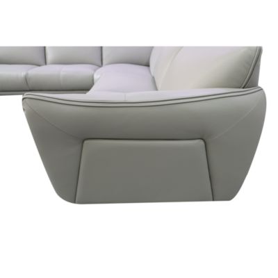 Paulie 3-Piece Leather Sectional - Exclusive