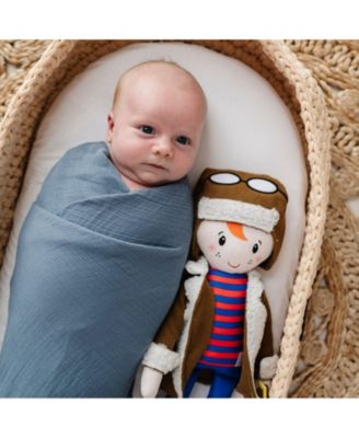 Unisex Cotton Muslin Swaddle Blanket 3 Pack - Baby