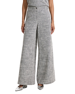 Theory Tweed Wide Leg Pants