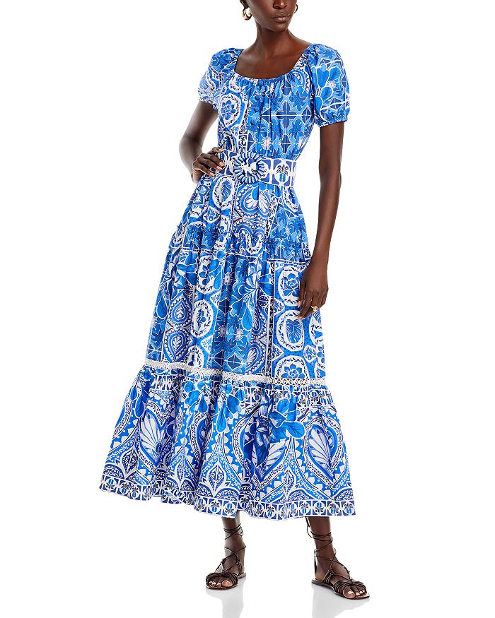 FARM Rio Tile Dream Maxi Dress | Bloomingdale's