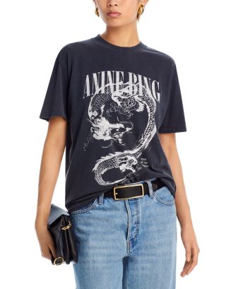 Anine Bing Walker Dragon Graphic Tee - Exclusive